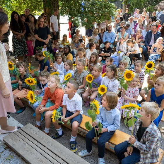 Erster Schultag für unsere neue erste Klasse, 7.09.2026