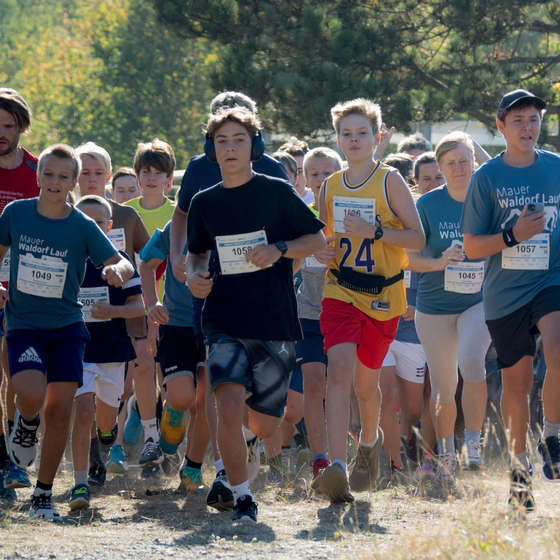 Start zur Panoramarunde, Maurer Waldorf Lauf
