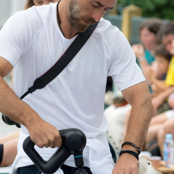 Maurer Waldorflauf 2026, das Moritz massiert ...