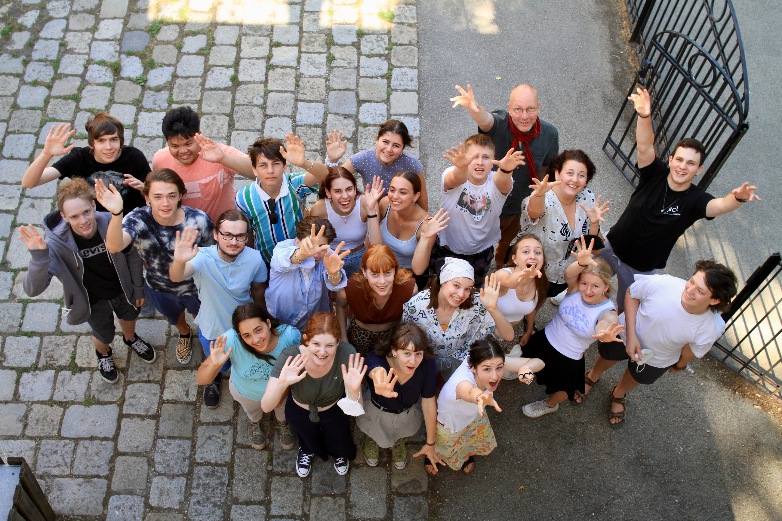 12. Klasse, letztes Klassenfoto