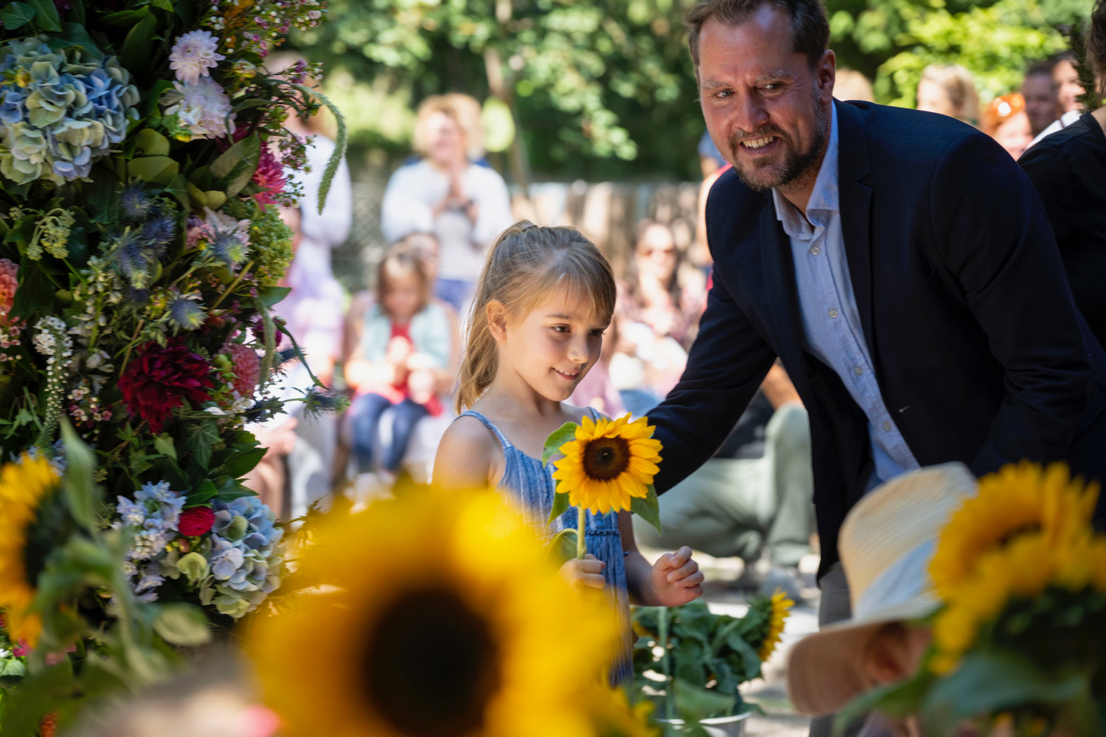 Begrüßung der neuen ersten Klasse