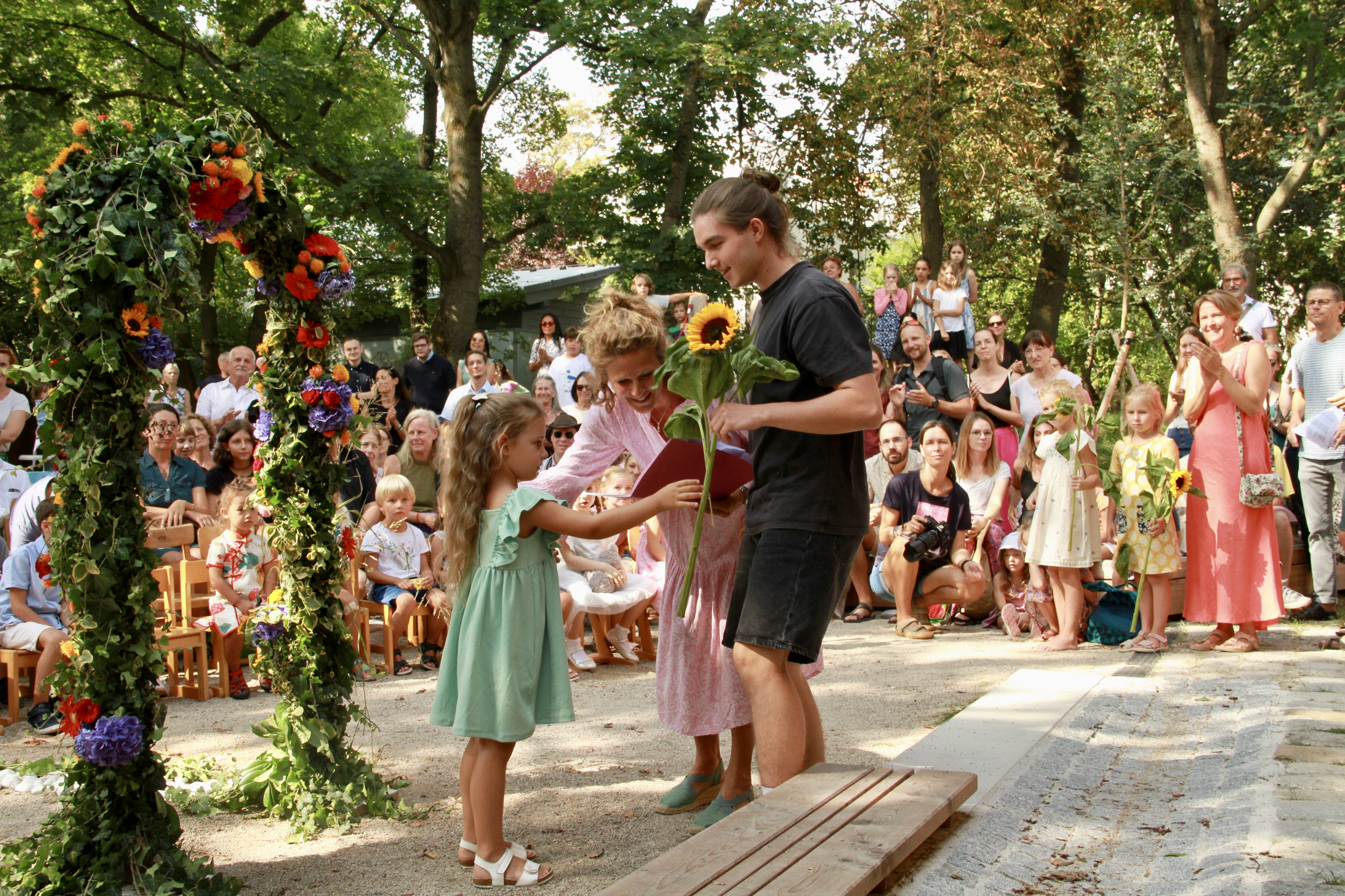 Begrüssung der 1. Klasse, Sommer 2024