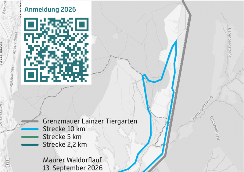Maurer Waldorflauf 2026, Streckenübersicht 3 von 3