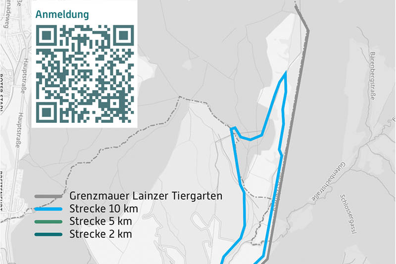 Streckenverlauf Maurer Waldorflauf 2025, 1 von 3