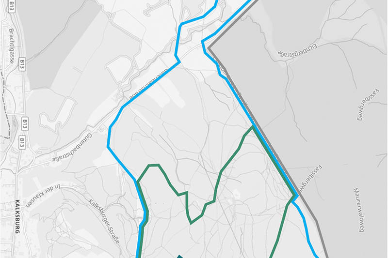 Streckenverlauf Maurer Waldorflauf 2025, 2 von 3