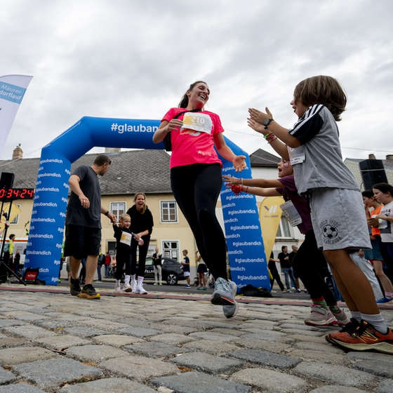 Maurer Waldorflauf 2026 im Ziel