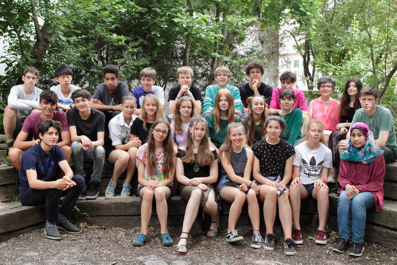 Barbara und ihre 8. Klasse, Juni 2019